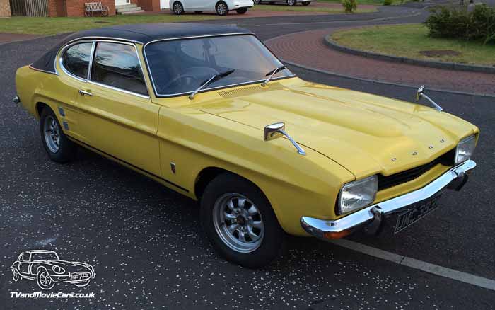 TV Film Movie Action Vehicle Scotland Ford Capri Mk1 2000 GT 1973 Front OS