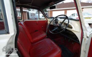 TV Film Movie Action Vehicle Scotland Morris Minor Convertibile Interior Front