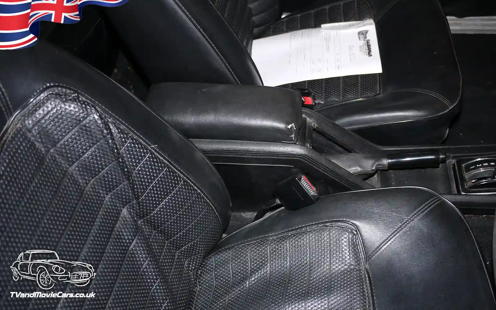 TV Film Movie Action Vehicle Scotland UK Car Ford Capri Mk1 2000 GT 1973 - Interior Front Seats