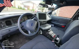 TV Film Movie Action Vehicles Scotland USA Ford Crown Victoria P71 Police Interceptor 2002 Dashboard OS