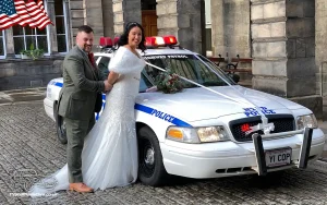 TV Film Movie Action Vehicles Scotland USA Ford Crown Victoria P71 Police Interceptor 2002 Edinburgh City Chambers Wedding