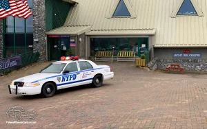 TV Film Movie Action Vehicles Scotland USA Ford Crown Victoria P71 Police Interceptor 2002 Lecht Ski Centre