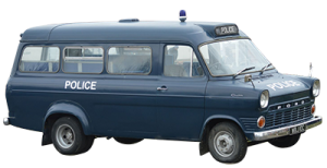 Classic Car Hire Scotland Glasgow Edinburgh Ford Transit Police Van Mini Bus Mk1 1974