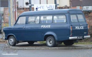 TV Film Movie Action Vehicle Scotland Template 1974 Ford Transit Police MiniBus 700x440px