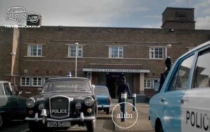 TV Film Movie Action Vehicle Scotland Wolseley 6-110 On Location Inspector George Gently Constabulary Station 700px.jpg
