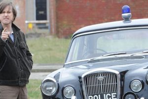 Inspector-George Gently being filmed with our Wolseley 6/110 EOO548B