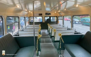 1959 Daimler Alexander Glasgow Corporation Double Decker Bus Lower Deck Gold Bows