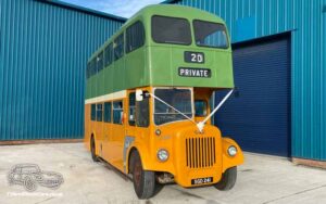 TV Film Movie 1959 Daimler Alexander Glasgow Corporation Double Decker Bus Weding Front