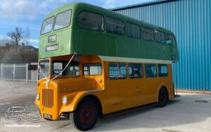 TV Film Movie 1959 Daimler Alexander Glasgow Corporation Double Decker Bus Weding Front NS.jpg