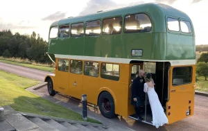 TV Film Movie 1959 Glasgow Corporation Double Decker Bus Chatelherault Country Park Wedding Kiss