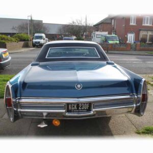 TV Film Movie Action Vehicle Scotland 1968 Cadillac Fleetwood Back 1 600px