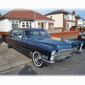TV Film Movie Action Vehicle Scotland 1968 Cadillac Fleetwood Front NS 1 600px