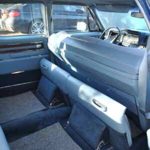 TV Film Movie Action Vehicle Scotland 1968 Cadillac Fleetwood Interior Back and Front Seat 1 600px
