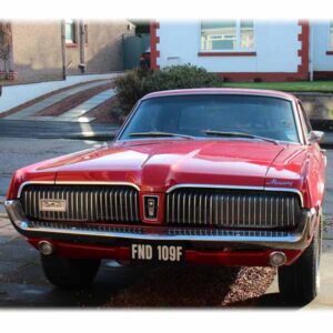 TV Film Movie Action Vehicle Scotland 1968 Mercury Cougar Front 1 600px