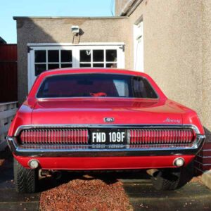 TV Film Movie Action Vehicle Scotland 1968 Mercury Cougar Rear 1 600px