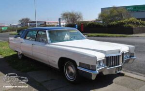 TV Film Movie Action Vehicle Scotland Cadillac Fleetwood 1970 - Sixty Special NS Front 700x438px.jpg