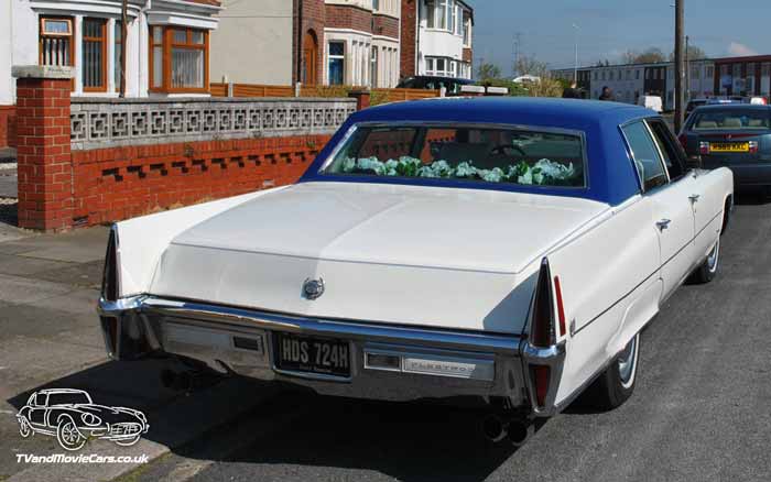 TV Film Movie Action Vehicle Scotland Cadillac Fleetwood 1970 - Sixty Special Rear NS 700x438px.jpg