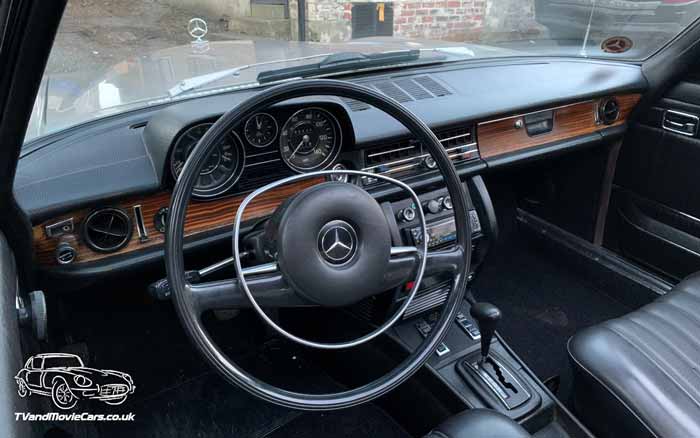 TV Film Movie Action Vehicle Scotland 1967 Mercedes 250C Interior Dashboard