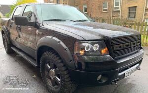 TV Film Movie Action Vehicle Scotland 2007 Ford F150 King Ranch Front NS