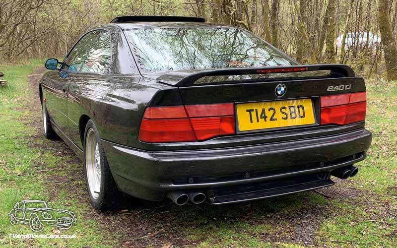 TV Film Movie Action Vehicle Scotland Classic Car BMW 840 Ci Sport (1997) Rear NS