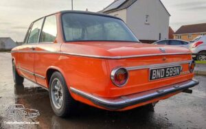 TV Film Movie Action Vehicle Scotland Classic German Car BMW 2002tii (1973) Rear NS