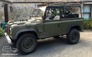 TV Film Movie Action Vehicle Scotland Landrover Wolf Military Vehicle (1998) Front NS