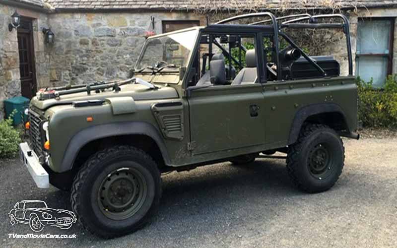 TV Film Movie Action Vehicle Scotland Landrover Wolf Military Vehicle (1998) Front NS