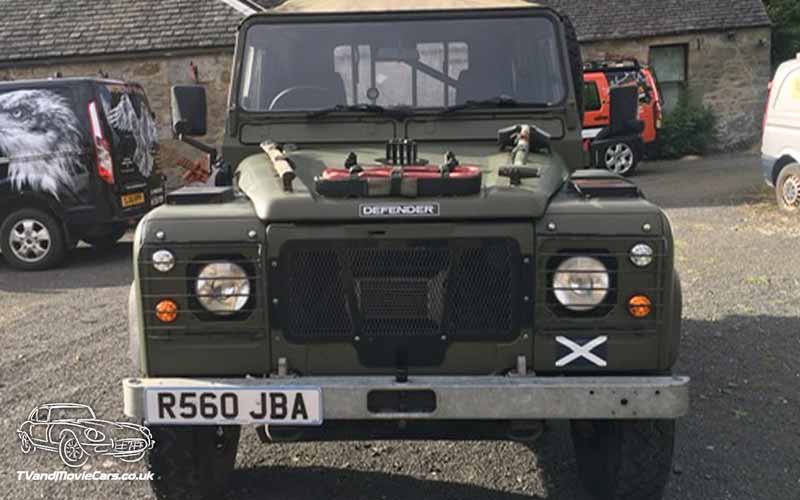 TV Film Movie Action Vehicle Scotland Landrover Wolf Military Vehicle (1998) Front