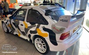 TV Film Movie Action Vehicle Scotland UK Cars Ford Escort Cosworth WRC (1992) NS Rear