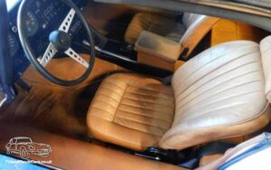 TV Film Movie Action Vehicle Scotland UK Cars Jaguar E-Type Convertible (1971) Interior Dashboard
