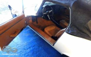 TV Film Movie Action Vehicle Scotland UK Cars Jaguar E-Type Convertible (1971) Interior OS