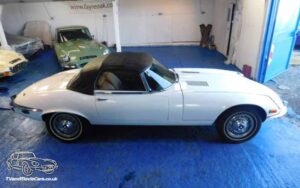 TV Film Movie Action Vehicle Scotland UK Cars Jaguar E-Type Convertible (1971) NS