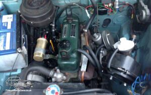 TV Film Movie Action Vehicle Scotland UK Cars Morris A60 Pick Up (1967) Engine