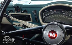 TV Film Movie Action Vehicle Scotland UK Cars Morris A60 Pick Up (1967) Interior Dashboard