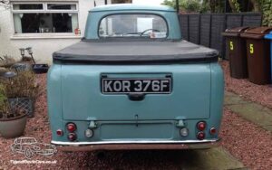 TV Film Movie Action Vehicle Scotland UK Cars Morris A60 Pick Up (1967) Rear