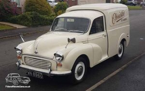 TV Film Movie Action Vehicle Scotland UK Cars Morris Minor Bakers Van (1969) Front NS