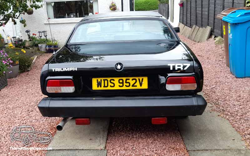 TV Film Movie Action Vehicle Scotland UK Cars Triumph TR7 Premium (1979) Rear