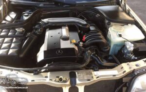TV Film Movie Action Vehicle Scotland UK Classic Car Mercedes C280 C Class Elegance (1995) Engine