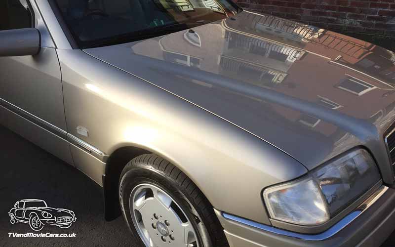 TV Film Movie Action Vehicle Scotland UK Classic Car Mercedes C280 C Class Elegance (1995) Front Light