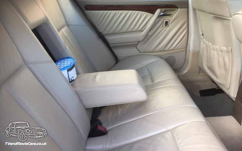 TV Film Movie Action Vehicle Scotland UK Classic Car Mercedes C280 C Class Elegance (1995) Interior Back 1