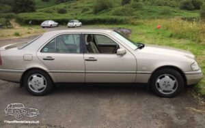 TV Film Movie Action Vehicle Scotland UK Classic Car Mercedes C280 C Class Elegance (1995) OS