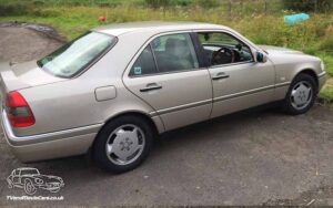 TV Film Movie Action Vehicle Scotland UK Classic Car Mercedes C280 C Class Elegance (1995) OS Rear 2