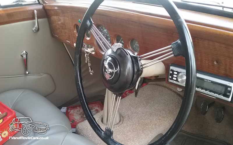 TV Film Movie Action Vehicle Scotland UK Classic Cars Alvis TC21-100 (1955) Interior Dashboard