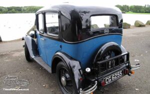 TV Film Movie Action Vehicle Scotland UK Classic Cars Austin 10 1933 Rear NS.jpg