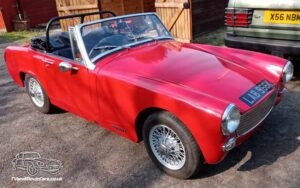 TV Film Movie Action Vehicle Scotland UK Classic Cars Austin Healey Sprite (1970) OS Front