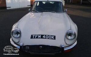 TV Film Movie Action Vehicle Scotland UK Classic Cars E Type Jaguar Series III Front