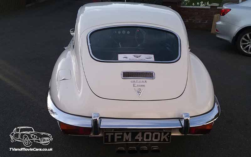 TV Film Movie Action Vehicle Scotland UK Classic Cars E Type Jaguar Series III Rear