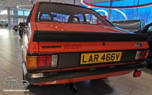 TV Film Movie Action Vehicle Scotland UK Classic Cars Ford Escort RS2000 1980 Rear