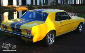 TV Film Movie Action Vehicle Scotland UK Classic Cars Ford Mustang (1968) Back NS