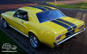 TV Film Movie Action Vehicle Scotland UK Classic Cars Ford Mustang (1968) Back OS